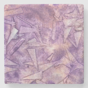 background watercolor stone coaster