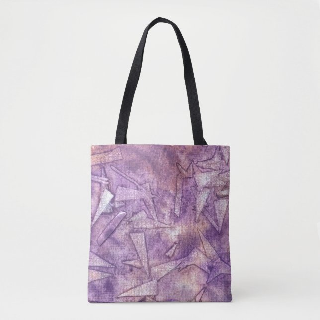 background watercolor tote bag (Front)