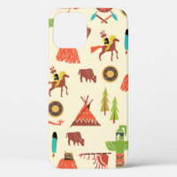 background with American Indians