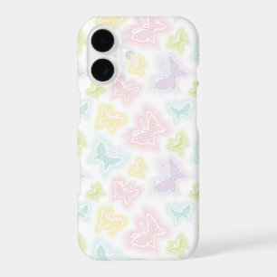 Background with butterflies in watercolor