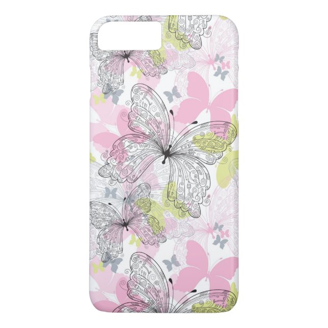 Background with butterfly Case-Mate iPhone case (Back)
