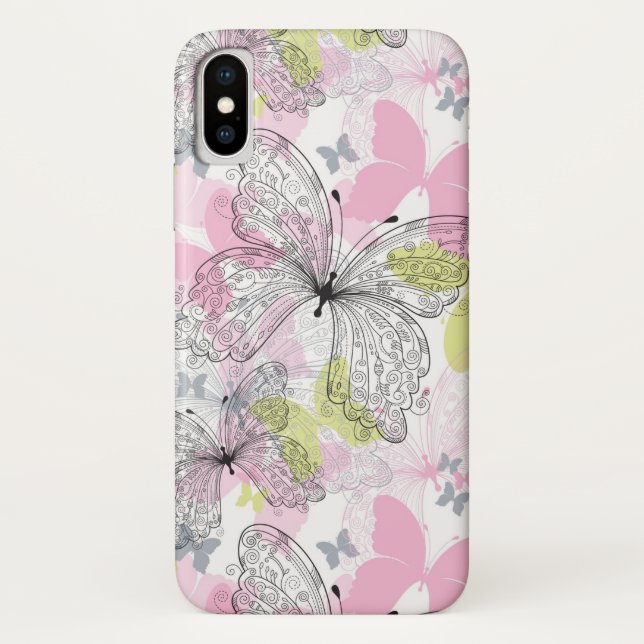 Background with butterfly Case-Mate iPhone case (Back)
