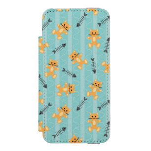 background with cats incipio watson™ iPhone 5 wallet case