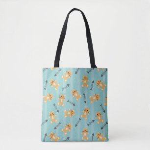 background with cats tote bag