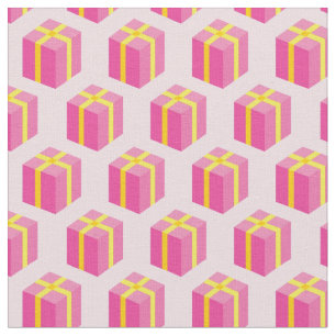 Background with gifts fabric
