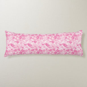 Background with Hearts Body Cushion