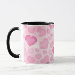 Background with Hearts Mug