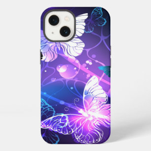 Background with Night Butterflies iPhone 13 Case