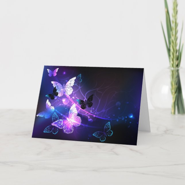 Background with Night Butterflies Programme (Front)