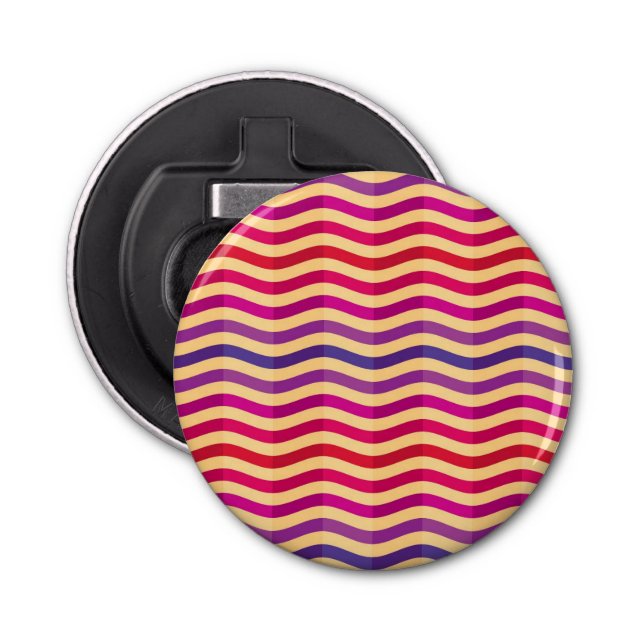 Background with stripes in retro 3 bottle opener (Front)