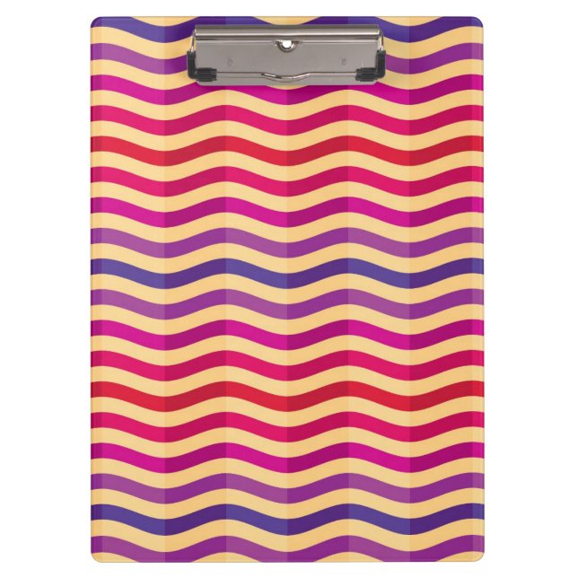 Background with stripes in retro 3 clipboard (Front)
