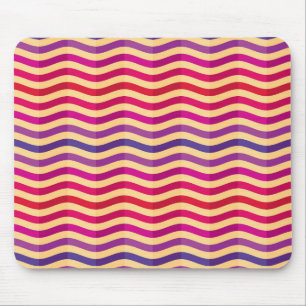 Background with stripes in retro 3 mouse mat