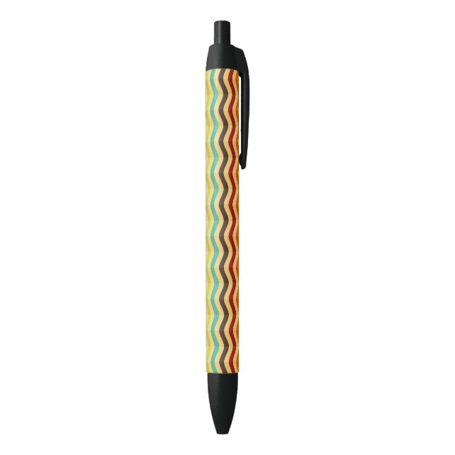 Background with stripes in retro 4 black ink pen (Bottom (Vertical))