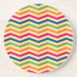 Background with stripes in retro coaster