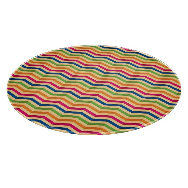 Background with stripes in retro cutting board (Corner)