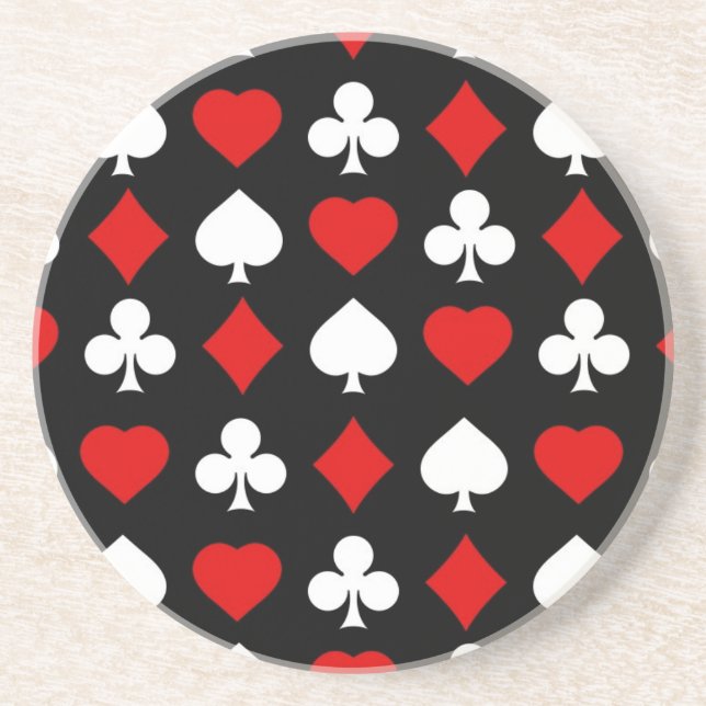 Background with suits coaster (Front)