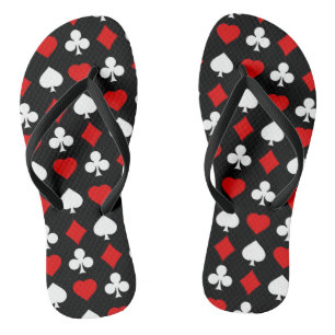 Background with suits flip flops