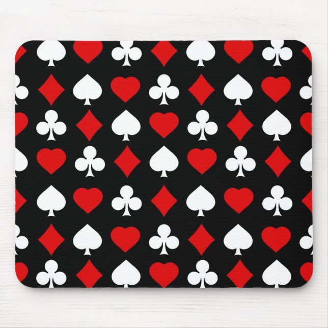 Background with suits mouse mat (Front)