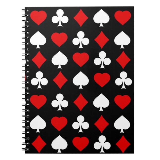 Background with suits notebook (Front)