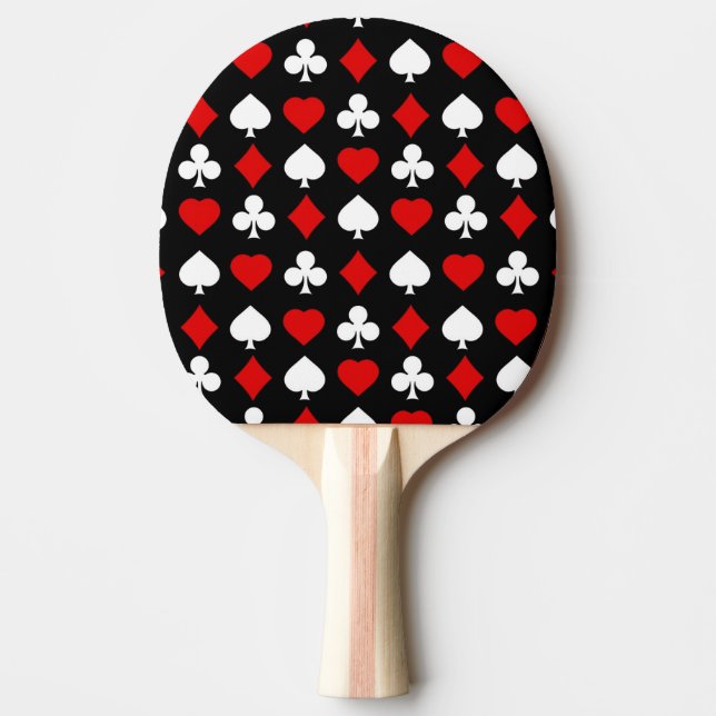 Background with suits ping pong paddle (Front)