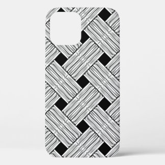Background with vintage traditional seamless patte iPhone 12 case