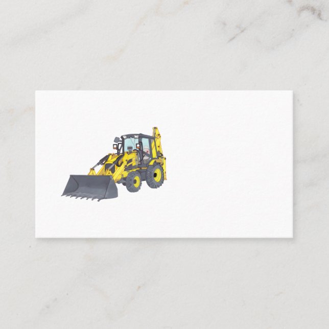 BACKHOE BUSINESS CARD (Front)