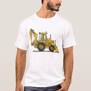 Backhoe Digger Loader Construction Apparel T-Shirt