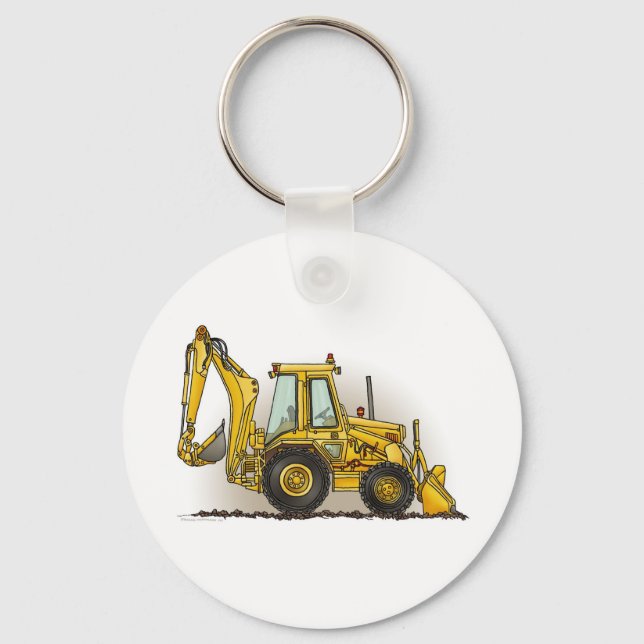 Backhoe Key Chain (Front)
