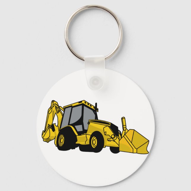 Backhoe Key Ring (Front)