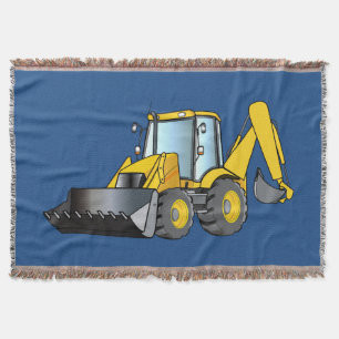 Backhoe Throw Blanket