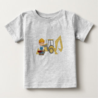 Backhoe Tractor Baby T-Shirt