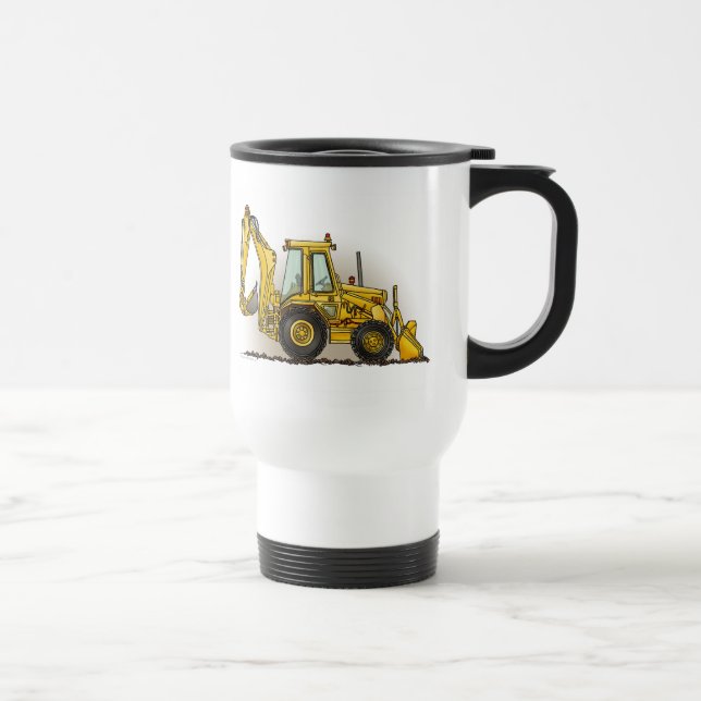 Backhoe Travel Mug (Right)