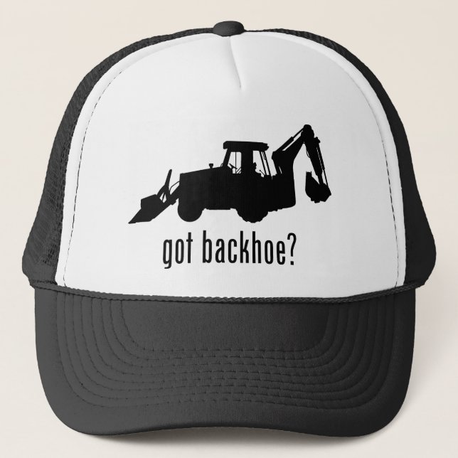 Backhoe Trucker Hat (Front)