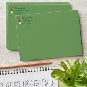 Backing Christmas cookies all-over print Envelope