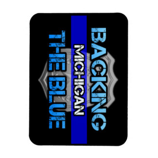 Backing the Blue Michigan Magnet