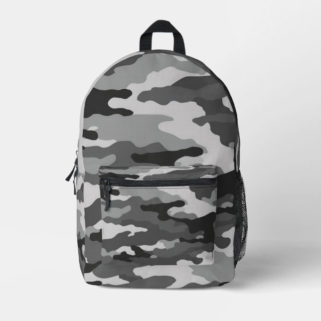 Backpack - Army - Black&White (Front)