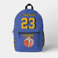Backpack basketball sport Senior Night to school