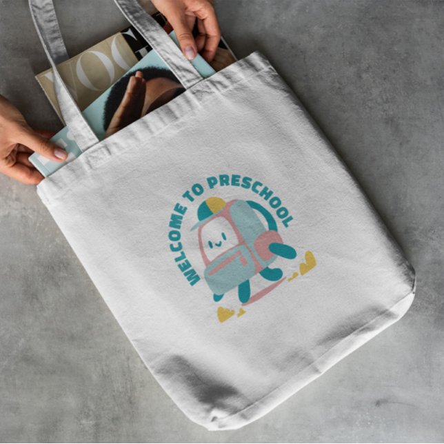 Backpack Character Preschool Tote Bag (Creator Uploaded)
