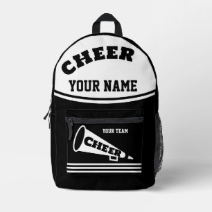 Backpack cheer team Cheerleader Personalised black