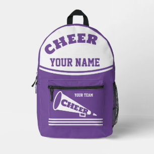 Backpack cheer team Cheerleader Personalised purpl