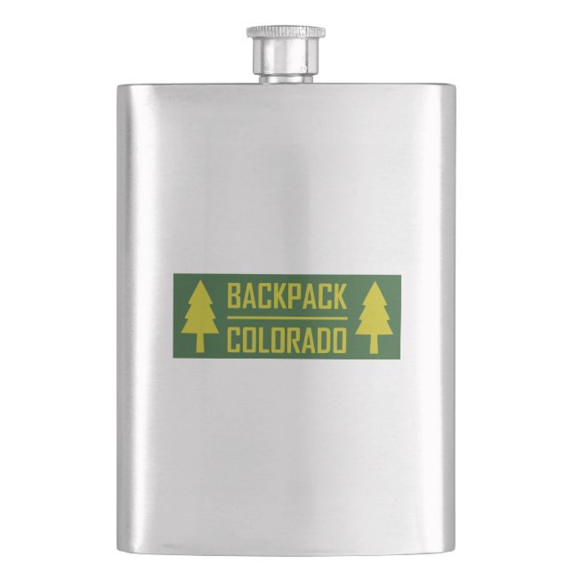 Backpack Colorado Hip Flask (Front)