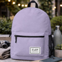 Backpack | Custom Name Patch Retro School Bag Gift