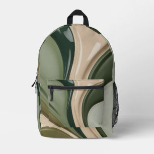 Backpack in stylish abstract graphic