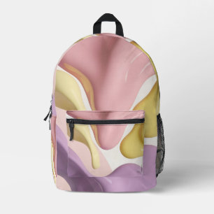 Backpack in stylish abstract graphic