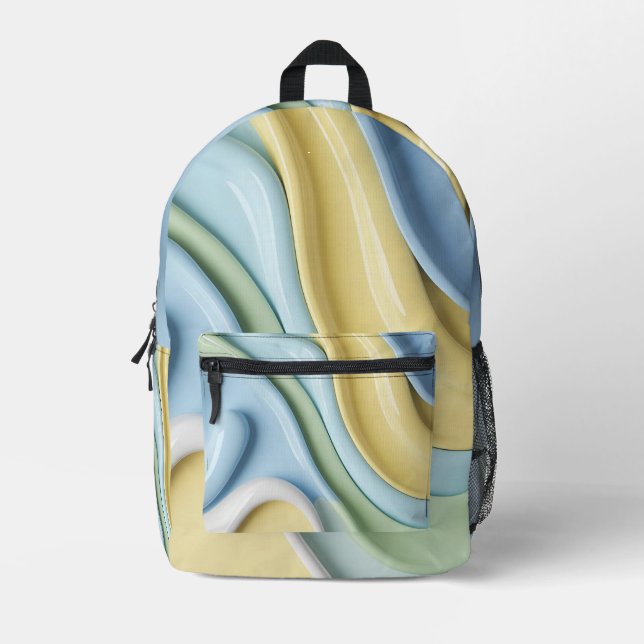 Backpack in stylish graphic (Front)