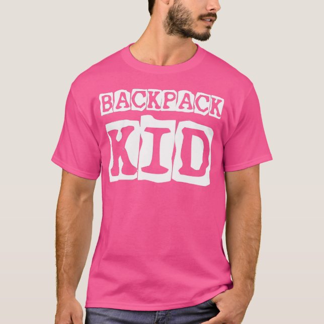 Backpack Kid - Gift Hiking Idea Mountain Nature Mo T-Shirt (Front)