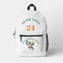 Backpack Kids Retro Pickleball Club - Personalised