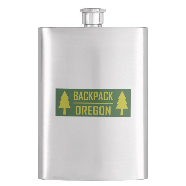 Backpack Oregon Hip Flask (Front)