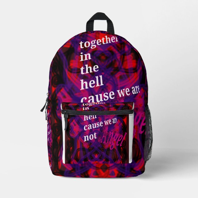 Backpack school in the hell  (Front)