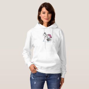 Backpack Snowman women white hoodie